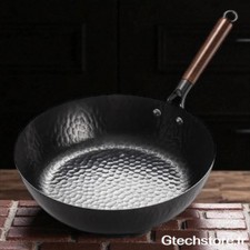 Wok en fonte | Non-revêtu |