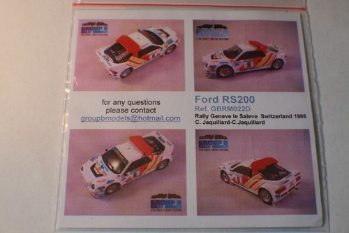 Decal ford 200 - 200, c