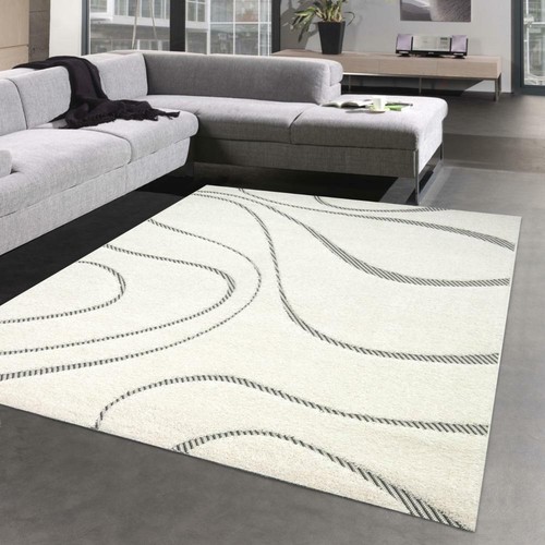 Tapis moelleux moderne - moelleux,