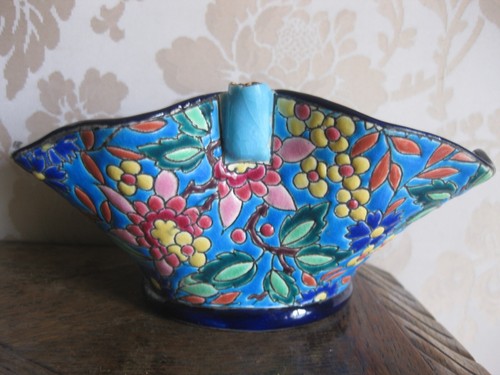 Ancienne jardinière émaux - ancienne, en