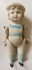 poupée baigneur figurine articulée en porcelaine biscuit 19e siècle