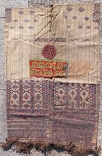 Rare Vêtement Ancien tunique kushung bhoutan 19 Ème Ou Avant Asie