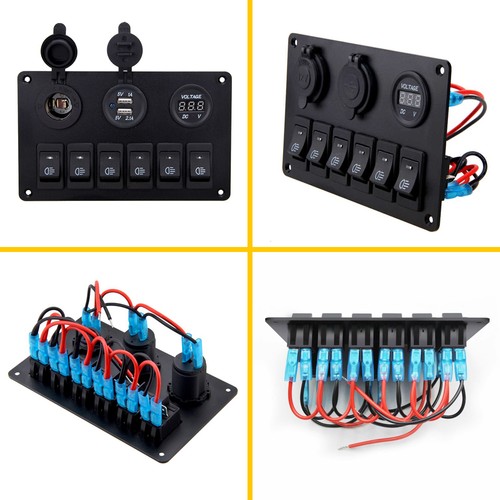 Switch panel gang3 12v w - 6,