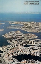 Port-Camargue imprimée en héliogravure par Draeger. circa 1960. 99x62 cm