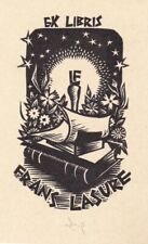 ✒ EX LIBRIS Frans LASURE par & pour lui-même