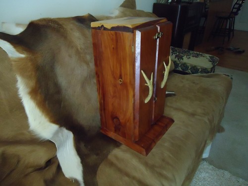 Handmade wooden armoire - handmade,