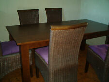 TABLE HEVEA MASSIF  180 X 90