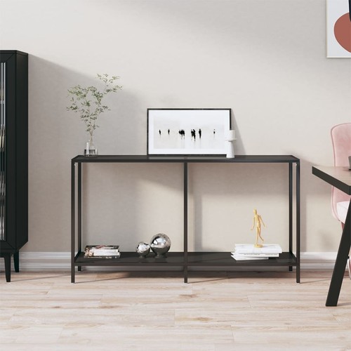 Table console noir 140x35x75 - table,