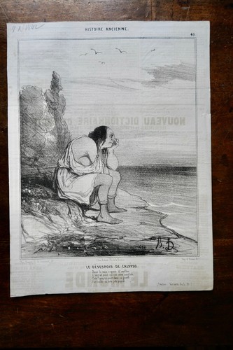 Daumier lithographie originale - daumier,