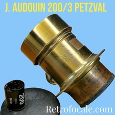 ? Petzval J. Audouin Paris 200mm F/3.2 ? Hermagis / Darlot