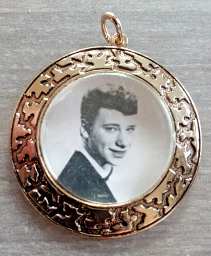 Johnny hallyday rar medaillon - johnny,