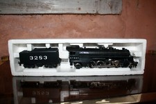 Trains HO  Lima Locomotive à vapeur tender Mikado  2-8-2 Italy A.T. & S.F 3003