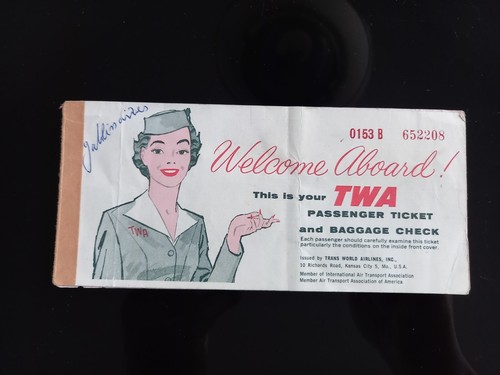 Billet original twa aviation - billet,