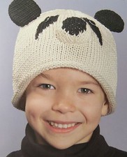 PANDA HAT knit TODDLER kids
