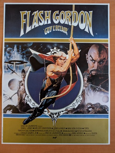 Affiche cinema flash gordon - affiche,