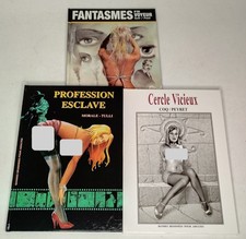 Lot de 3 bandes dessinées pour adultes – Tulli Coq Peyret Pinti