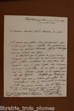 ✒ L.A.S. colonel Ange François BLEIN au commandant MARESCOT campagne de PRUSSE 1