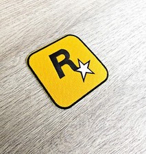 Patch Rockstar Games écusson 8 cm x 8 cm - GTA -vêtements - grand theft auto