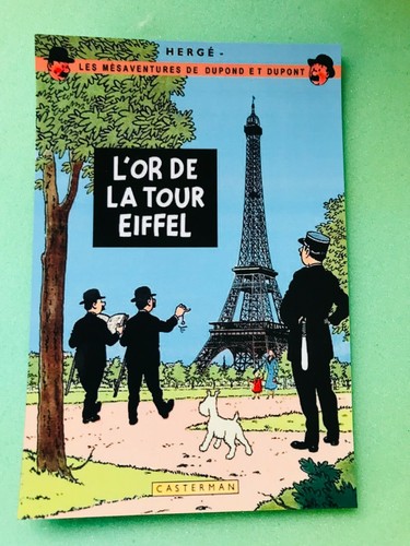 Carte postale 15x10 tintin - carte,