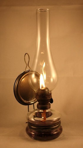 Toile tableaux vielle lampe - toile,