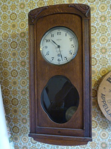 Anciennependule bois - ,