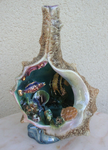 Lampe coquillage kérina - coquillage,