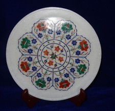 10 " Marbre Plaque Demi