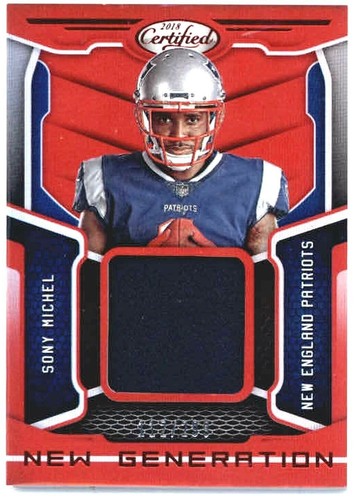 Sony michel 2018 panini - rc,