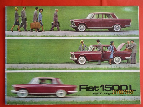 Brochure fiat 1500 1965 - brochure,
