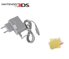 Chargeur Secteur Compatible Nintendo 3DS avec Film de Protection d'Écran 3DS