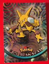 ALAKAZAM #65 (HOLO) - Carte Pokemon TOPPS TV Animation Edition.