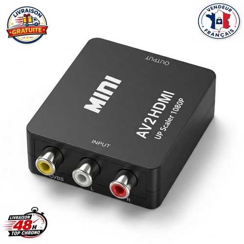Adaptateur rca vers hdmi 1080p - adaptateur,