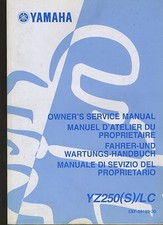 (23B) REVUE TECHNIQUE MANUEL ATELIER MOTO YAMAHA YZ250 (S) / LC