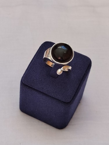 Bague femme massif 925 agate - massif,