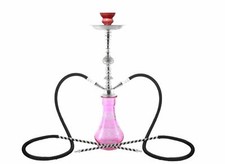 2- Tuyau Grande pipe de tabac Shisha Black Laser Narguilé en gros Nargila p