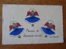 CPA ILLUSTRATEUR BOSSAERT BONNE ANNEE ANGES