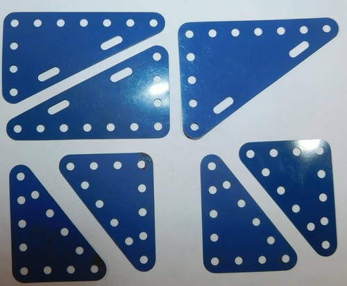 Plaques triangle bleu - 7,