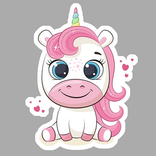 Licorne peluche bebe - licorne,