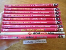 LOT 10 LIVRE BIBLIOTHEQUE ROSE HIGH SCHOOL MUSICAL roman jeunesse recent 