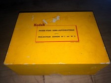 Passe vues semi-automatique KODAK projecteur SENIOR N°1 N°2 diapositives diapo