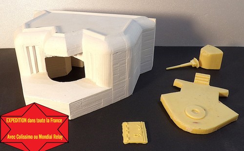 Bunker 671 plâtre - en, avec