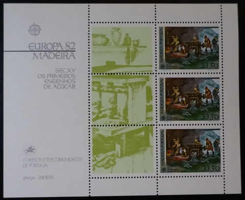 Timbres madère bloc - -,