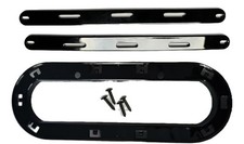 Pour Audi A4 B7 B8 B9 Noir Brillant Logo Support Emblème Accessoire Calandre