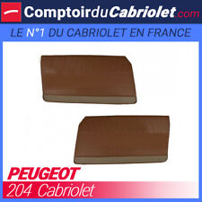 2 Panneaux de portes en simili Marron pour Peugeot 204 coupé et cabriolet