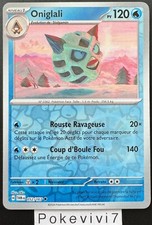 Carte Pokemon ONIGLALI 052/167 REVERSE EV6 Ecarlate et Violet 6 TWM FR NEUF