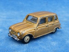 RARE ! NOREV MICROMINIATURES 1:86 - RENAULT 4 4L N° 4 - METAL - TRAIN HO