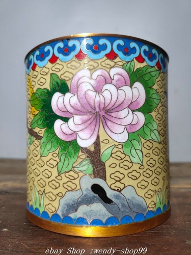 Old bronze cloisonne - bronze,