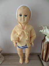 POUPEE POUPON ANCIEN PETITCOLLIN JAMBES DROITES 60 CM