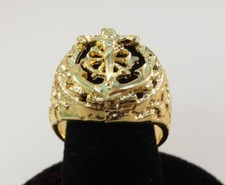 Taille 8-13 Hommes Bague Croix