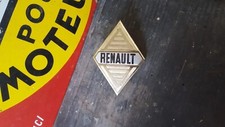 Emblème Logo Sigle Insigne Monogramme Calandre RENAULT aluminium or
